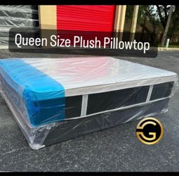 Queen Plush Pillow Top Ready Today