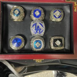 All Dodger Replica Championship Rings 