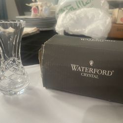 Waterford Crystal Petite Fleur Post Vase. 4”