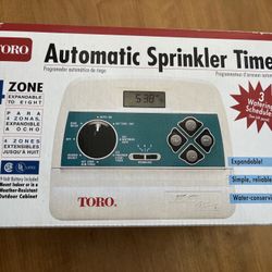 Toro 4 Zone Sprinkler Timer