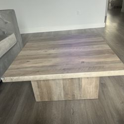 Square coffee table 