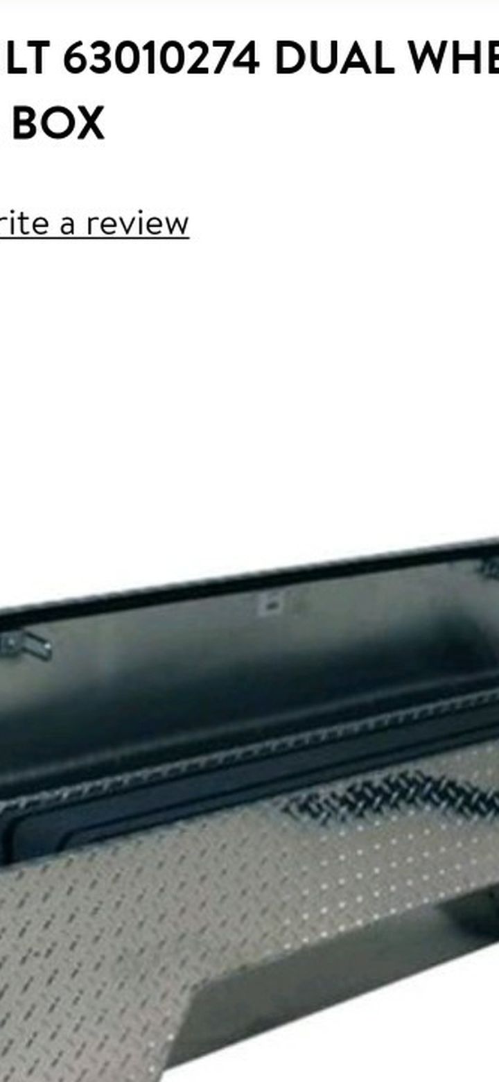 New Dual Wheel Well Gun/Tool Box