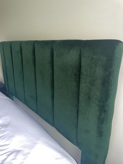 Emerald Green Queen Sz Headboard