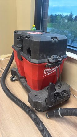M18 FUEL 9 Gal. Cordless DUAL-BATTERY Wet/Dry Shop Vacuum with Filter, Hose, and Accessories