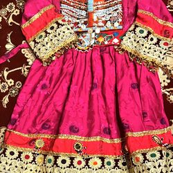 Girl Afghan Dress 
