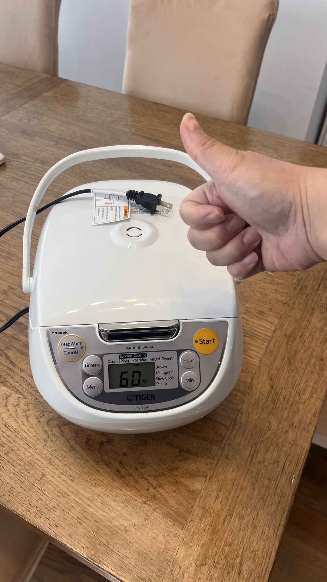 New! Japan Tiger Rice Cooker 10cup- Working Great! 