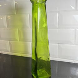 GORGEOUS Emerald Glass Bud Vase