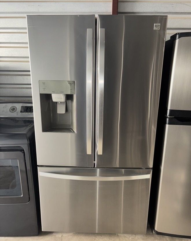 Kenmore Stainless Steel Refrigerator And Freezer