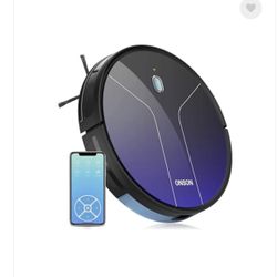 GOOVI by ONSON, 2100Pa Robot Vacuum Mapping with Wi-Fi, Robotic Vacuum Cleaner Gyro Navigation System, Voice Control, Boundary Strips Included, for Pe