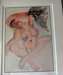 Dali, Salvador Mixed Media Lithograph On Paper