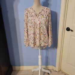 Lex & Madison Small Womens Blouse 