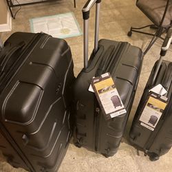 Jeep Hardside Spinner Suitcase 3pc