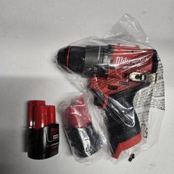 Milwaukee M12 FUEL Hammer Drill And Batteries FIRM PRICE