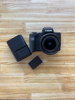 Canon M50 Camera with EF-M 11-22mm Lens