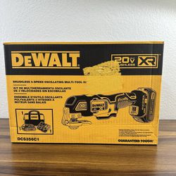 DeWALT 3-Speed Oscillating Multi Tool Kit New