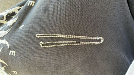 Silver chain!! 100% real!!