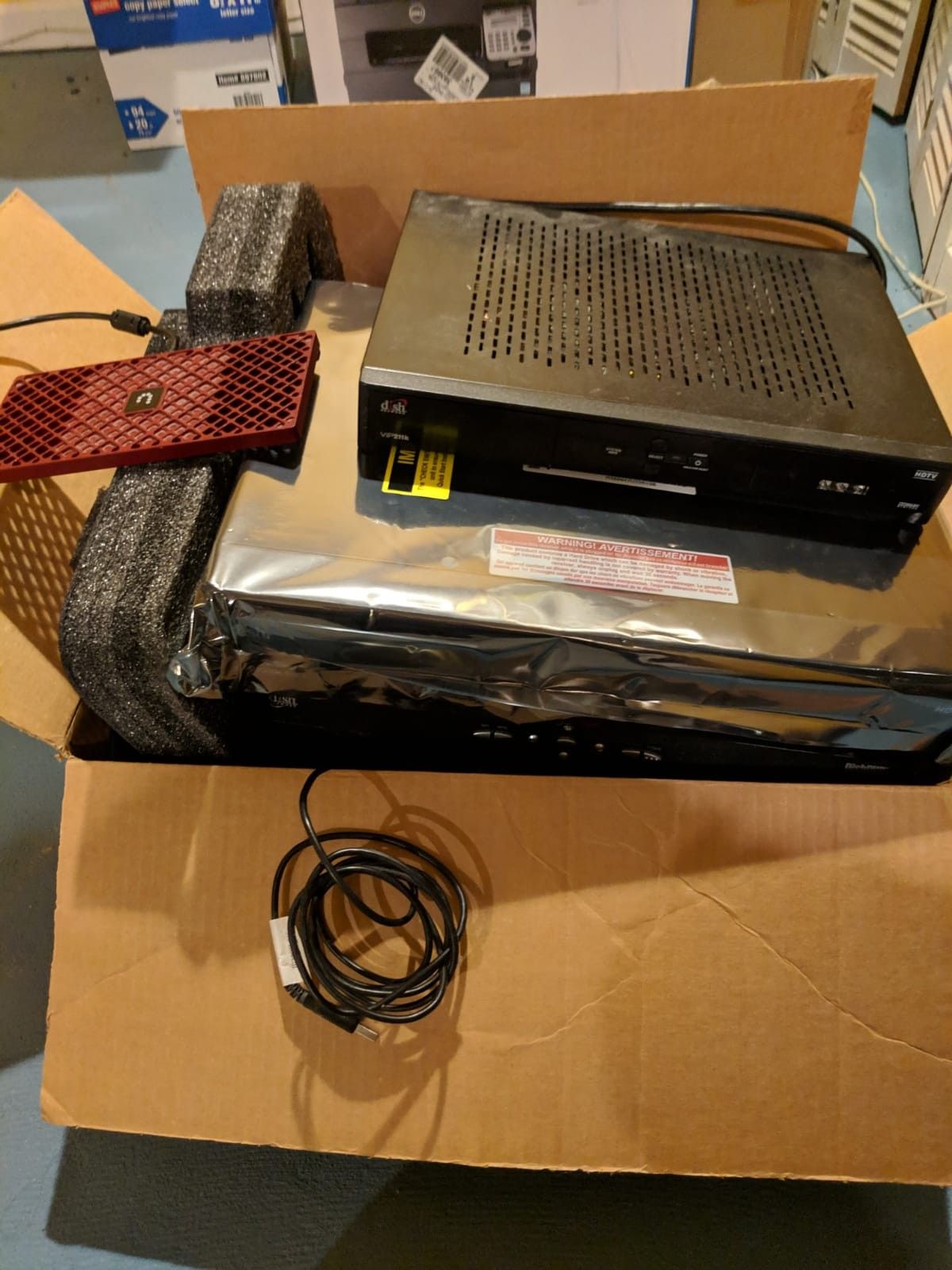 Dish Network receivers and sling anywhere adapter