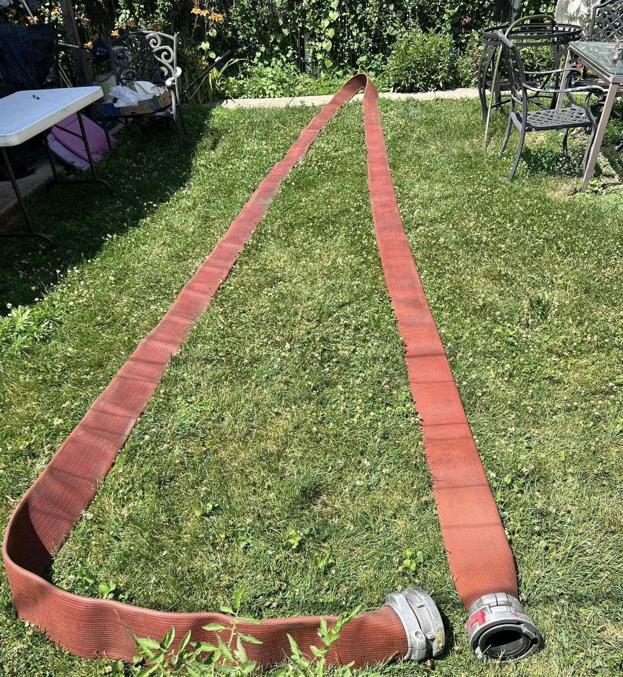 Snap-Tite 50’ Storz Coupler Supply Hose 230 Psi Fire Hose/ Plumbing 