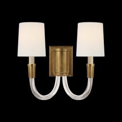 DESIGNER THOMAS O'BRIEN Vivian Double Sconce SIGNATURE COLLECTION - Retails for $899.00
