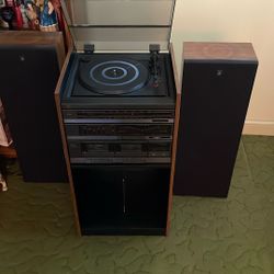 Stereo with record player