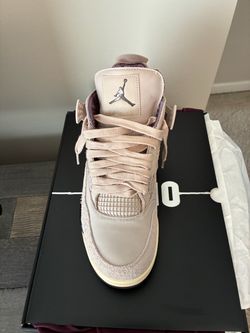 Air Jordan 4 Retro Pink High-Top Sneaker