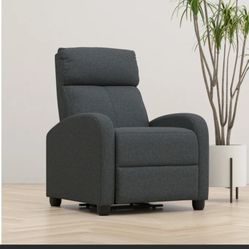 Gray Recliner 