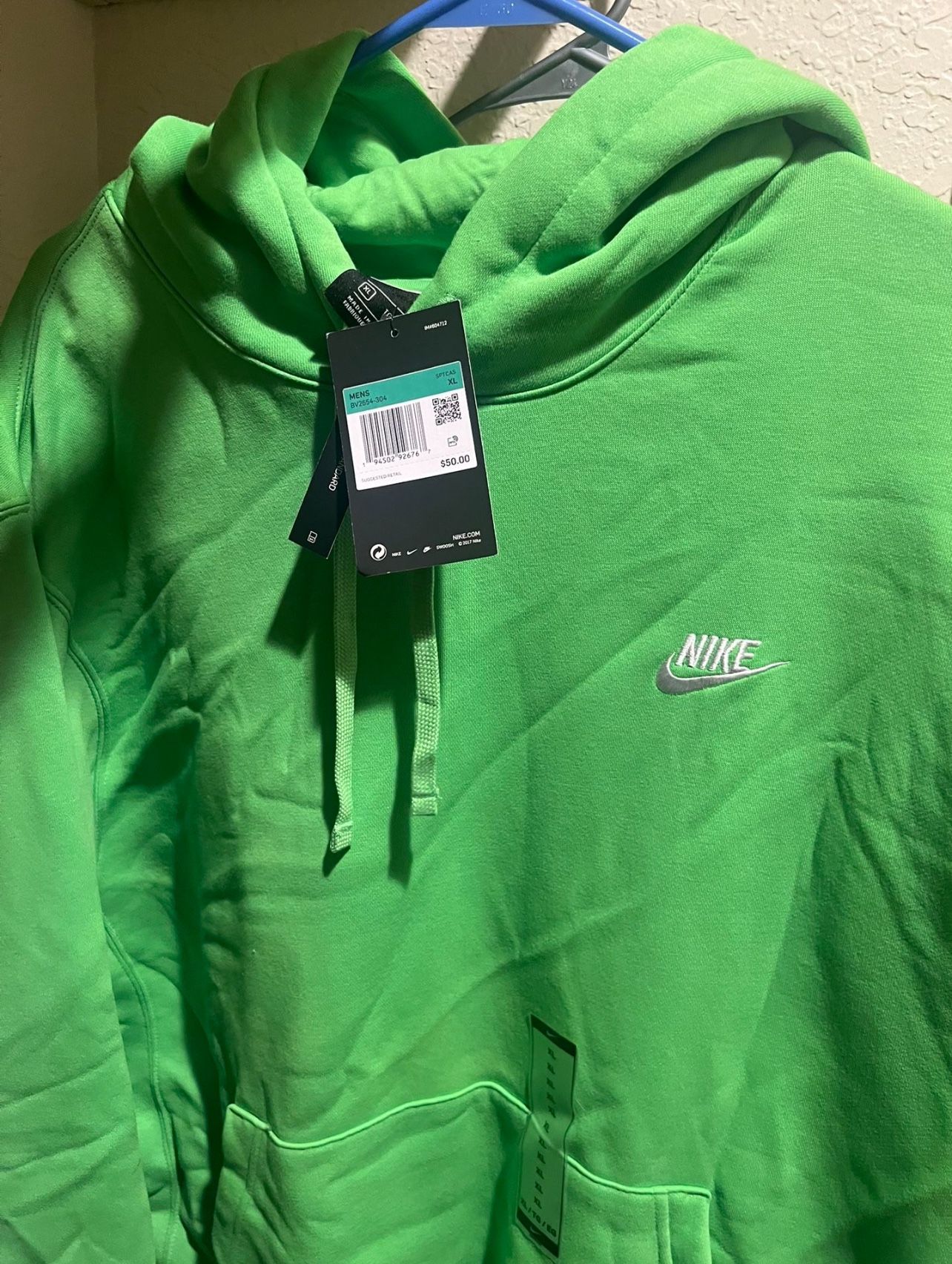 Green Nike Hoodie