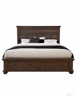 Cal King Bed Frame and Tall boy dresser