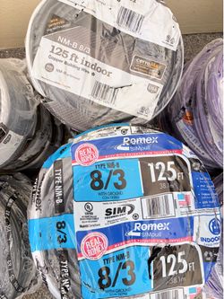 125 ft. 8/3 Stranded Romex SIMpull CU NM-B W/G Wire