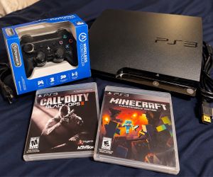 PS3 Slim Bundle with 2 Games and Controller