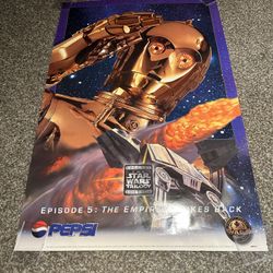Stars Wars The Empire Strikes Back C-3PO Movie Anniversary Poster 36x24