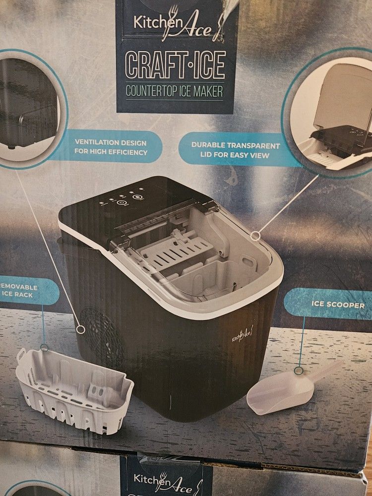 Kitchen Ace Craft Ice Maker Counter Top