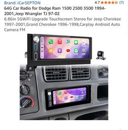 iCarSEPTON 6.86in Touchscreen Car Stereo with CarPlay