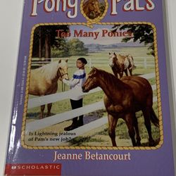 Too Many Ponies (Pony Pals #6) (Book #6 in the Pony Pals Series)  By Jeanne Betancourt 