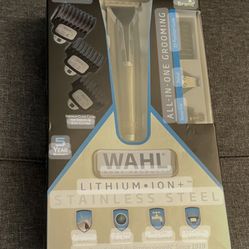 New Wahl Lithium Ion Stainless Steel Trimmer