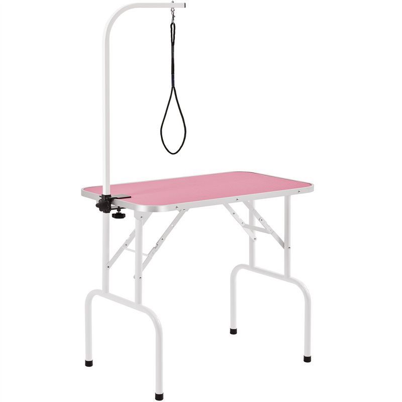 32"W Pet Grooming Table with Adjustable Arm
