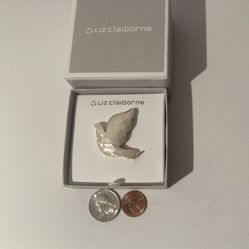Vintage Dove Brooch Mother Of Pearl