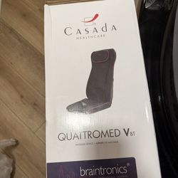 Title: Quattromed V BT Massage Chair Pad – Like New in Box