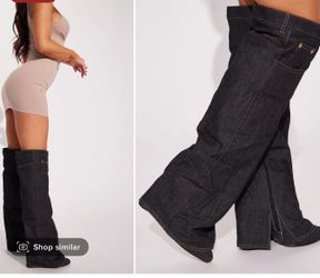 Cape Robbin Knee High Foldover Boots