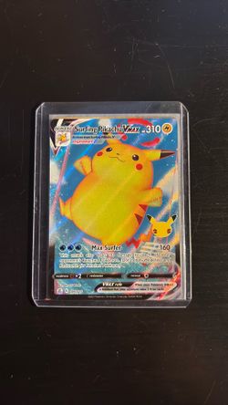 Surfing Pikachu Vmax 25 Year Anniversary