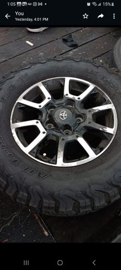 Toyota tundra rims and tires