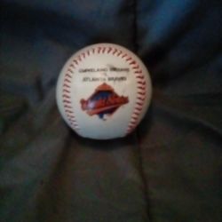 1995 World Series Cleveland Indians Vs Atlanta Braves Baseball 