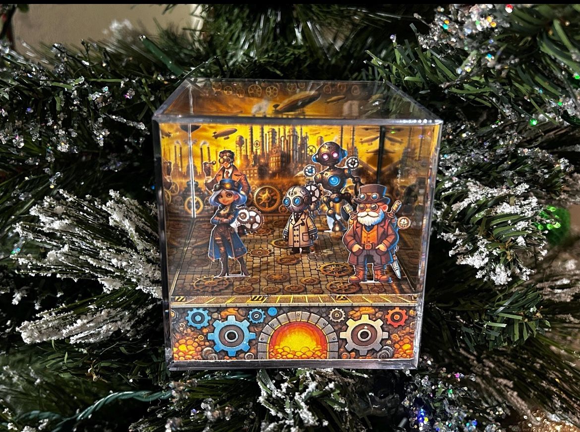 Steampunk invention 3D handmade