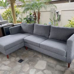 Grey Modern Sectional Couch 