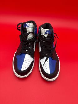 Air Jordan 1 Retro High Royal Toe Sneakers Size 9 Black/White/Blue