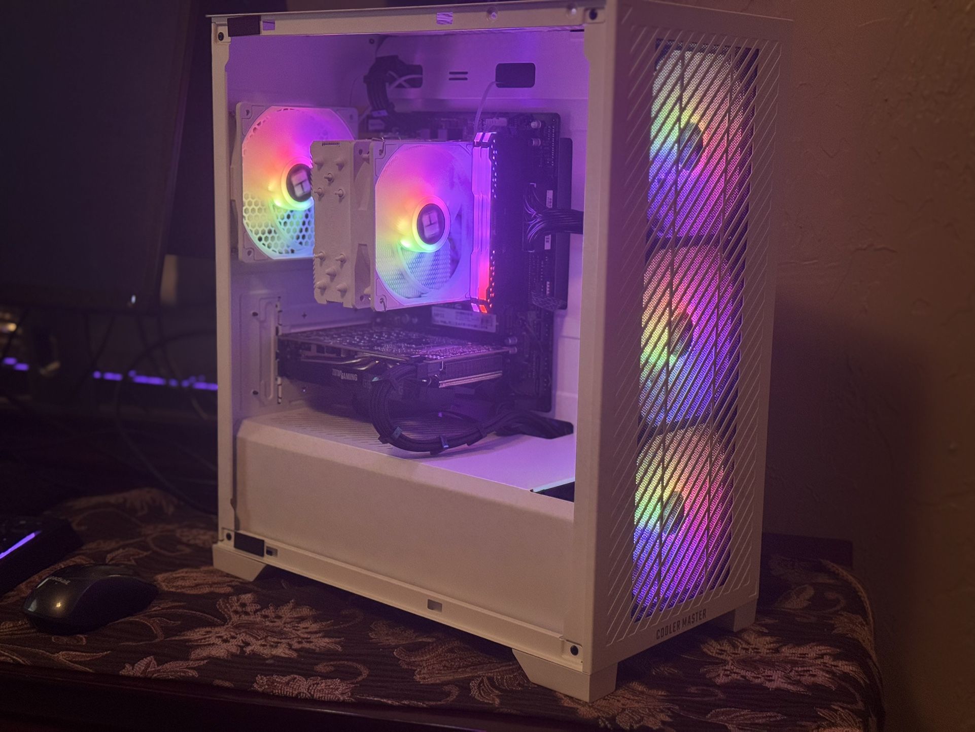 White Custom Gaming PC