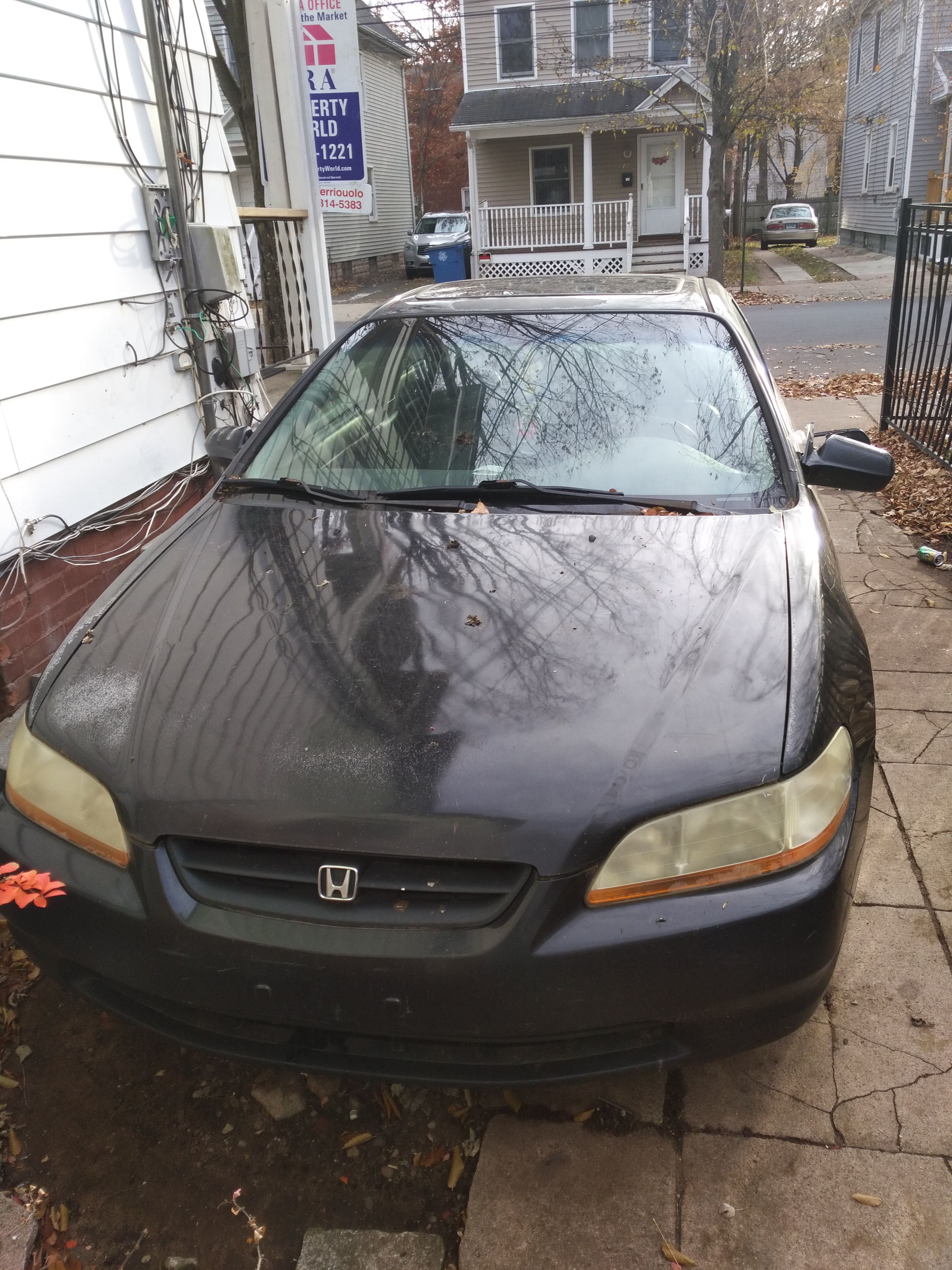 Honda Accord needs breaks and a tune up and jump and some gas also air in the tires