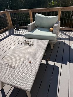 Outdoor furniture used 4 piece set