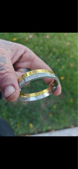 Cartier Love Ring 18k White Gold 18k Yellow Goldup