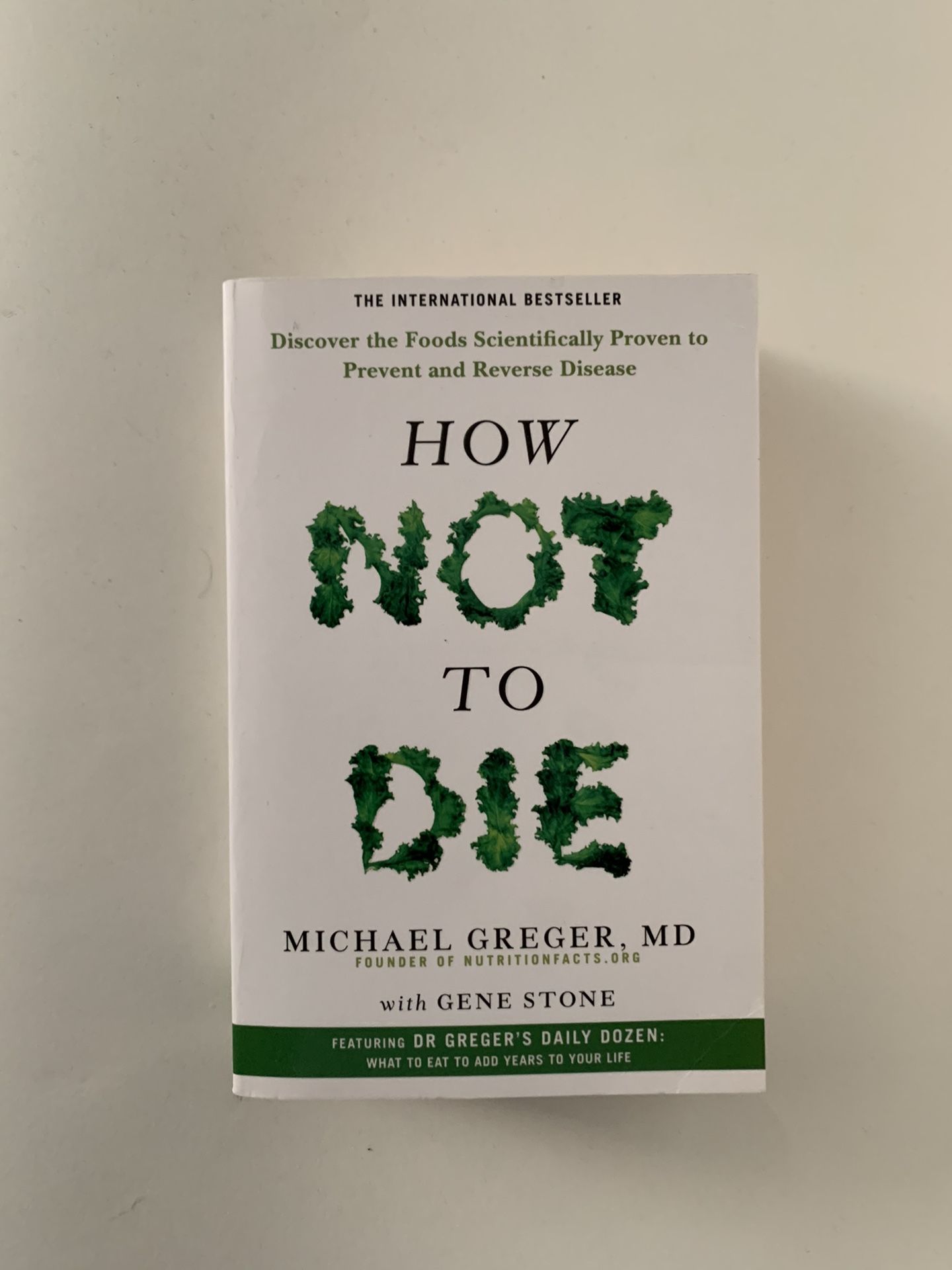 How Not to Die by Michael Greger, MD (paperback)